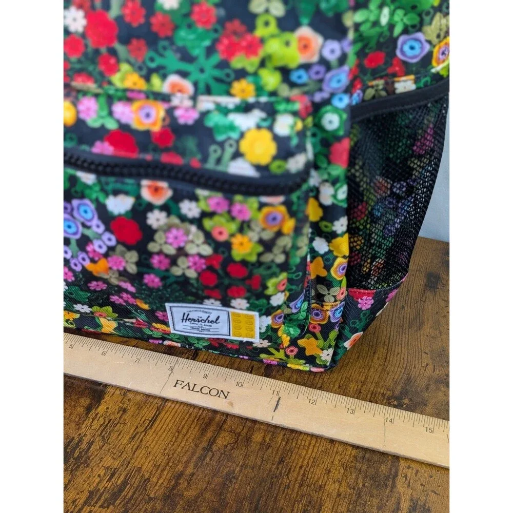 LEGO Herschel Heritage Youth Backpack Scavenger Hunt Meadow Floral NWT
